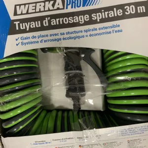 Tuyau d'arrosage spirale 30m WERKA PRO