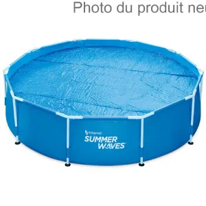 Bâche à bulles pour piscine ronde Summer-Waves