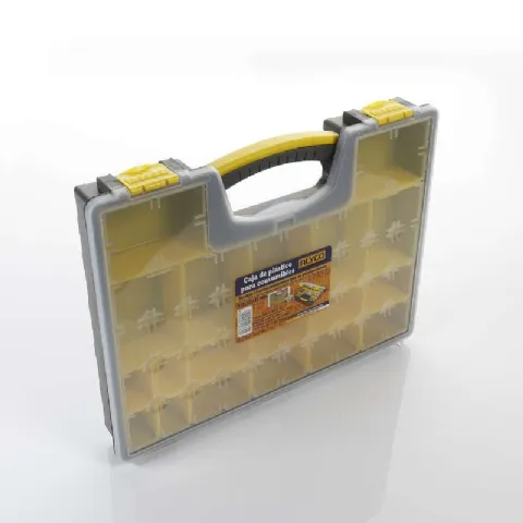 Caisse rangement plastique 41x21x18cm transport facile - Provence Outillage