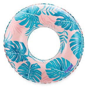 Bouée Funsicle bleue et rose pour piscine (79x22cm)