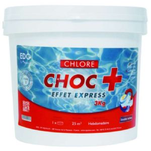 Chlore choc + galets 250g 3 kg EDG
