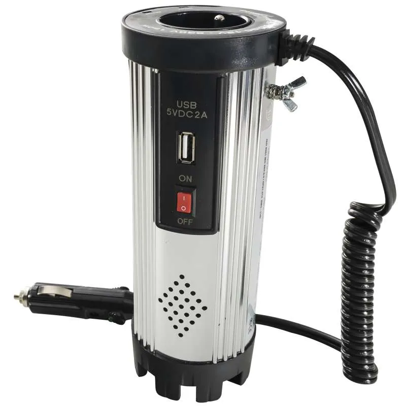 Convertisseur de courant 220V AC prises et port USB - Provence