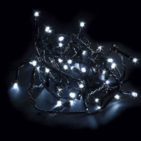 Guirlande clignotante blanche 2m 40 LED
