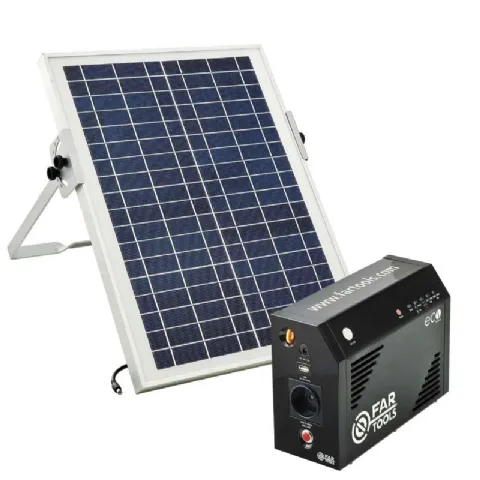 Panneau solaire 20w et chargeur 200w portable