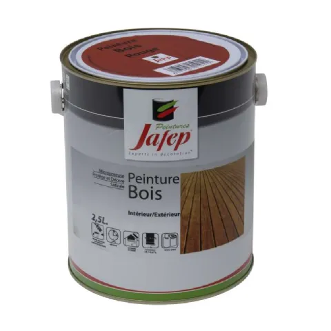 Peinture bois rouge Jafep