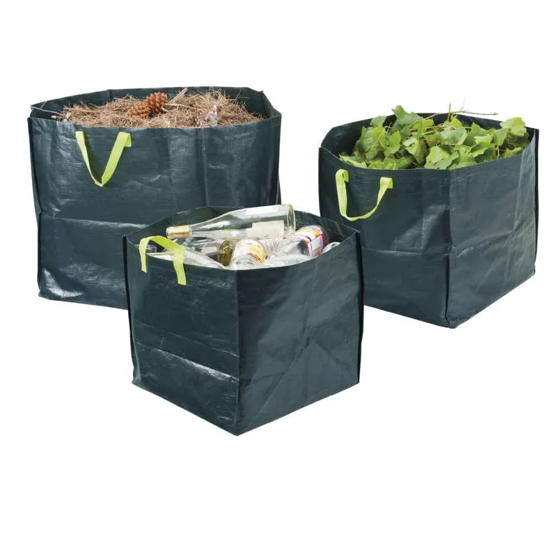 Lot de 3 sacs pour déchets de jardin, déchets végétaux VOSS.garden, 70  litres + 105 litres + 175 litres