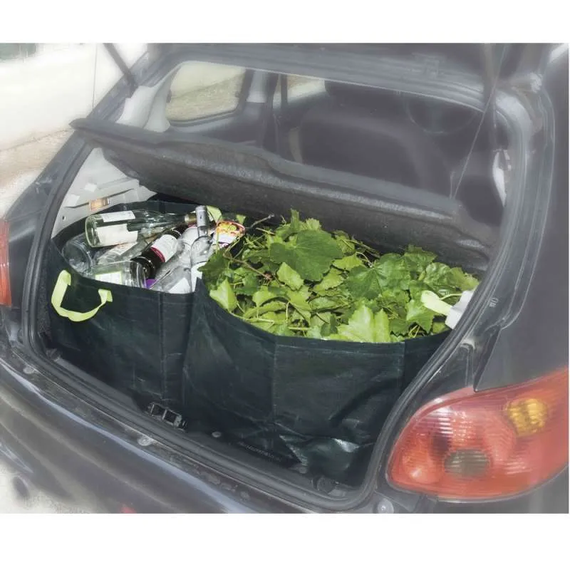 Lot de 2 sacs à déchets de jardin - 272 l - Sacs à déchets de jardin - Sacs  à déchets verts en polypropylène robuste (PP) A96