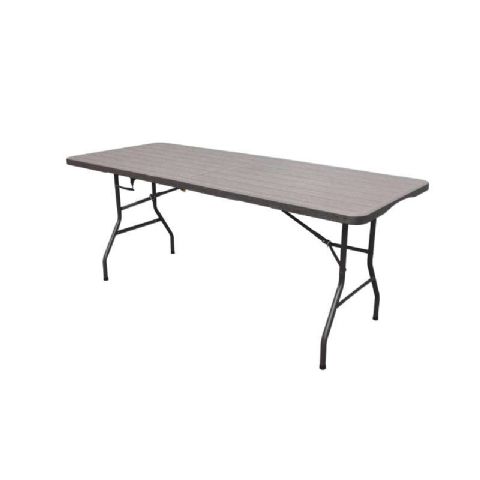Table pliante WERKA PRO aspect bois (180x74x74cm)