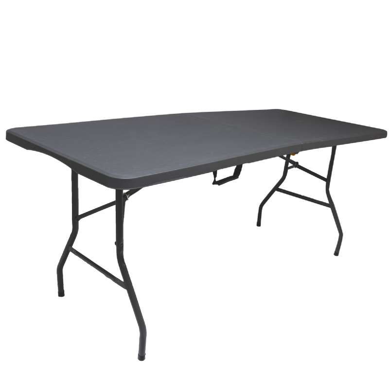 Table pliante rectangulaire grise 