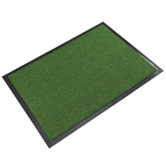 Tapis absorbeur vert de dimension 60xr80cm, imitation gazon très résistant;  - Provence Outillage