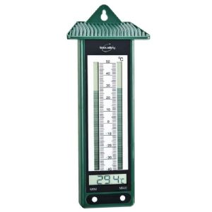 Thermomètre électronique mini maxi vert