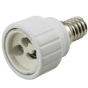 Adaptateur douille E14 pour ampoule GU10