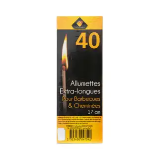 Allumette extra longue 17cm boite (40pcs)