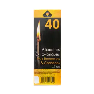 Allumette extra longue 17cm boite (40pcs)