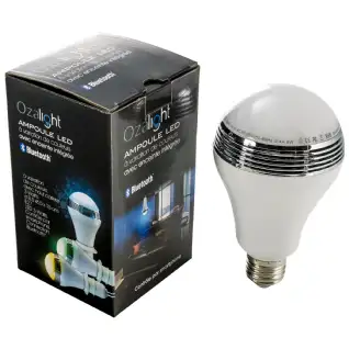 Ampoule e27 à led couleur 3wplusenceinte 2w