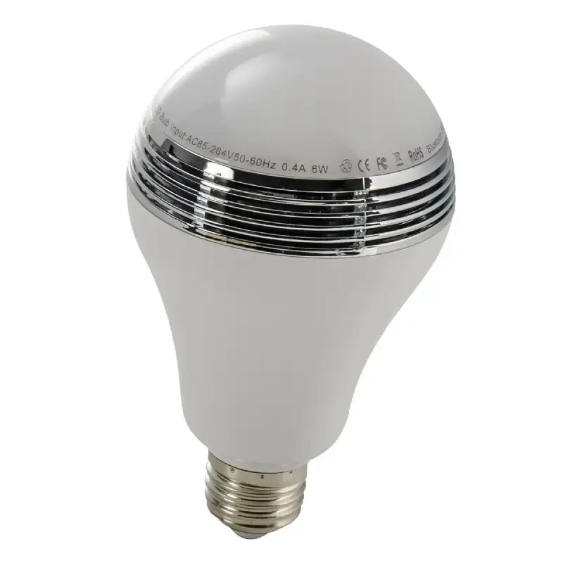 Ampoule e27 à led couleur 3wplusenceinte 2w