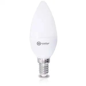 Ampoule led flamme e14 4w blanc chaud