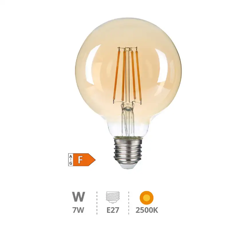 Ampoule LED Vintage G80 7W 2500K