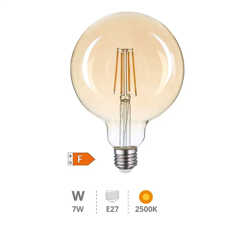 Ampoule LED Vintage G125 7W 2500K