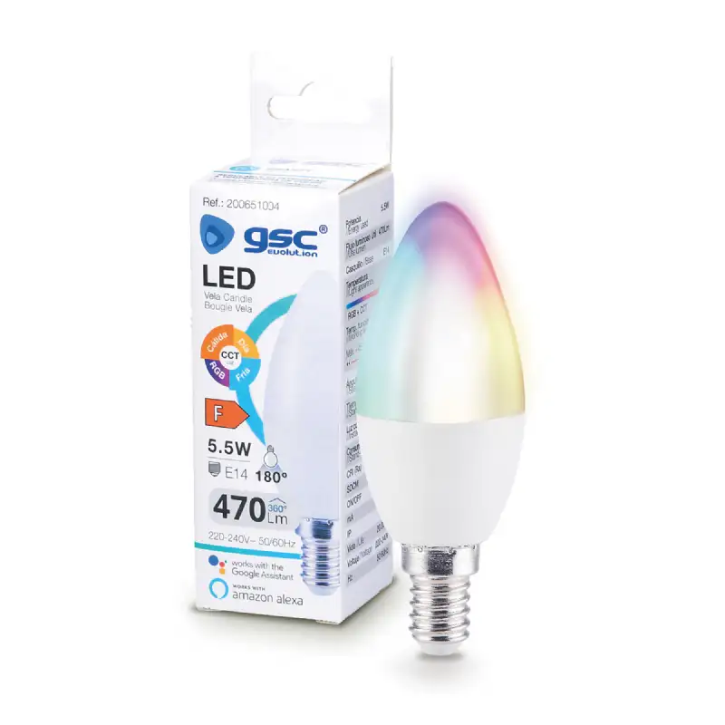 Ampoule LED Connectée 5.5W E14 