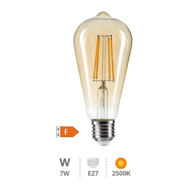 Ampoule LED Poire Vintage 7W E27