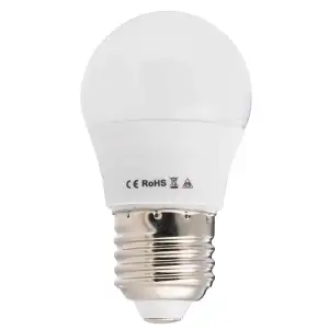 Ampoule led ronde e27 4w blanc/froid