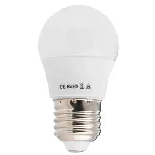 Ampoule led ronde e27 4w blanc/froid