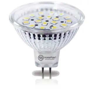 Ampoule led spot mr16 4,6w blanc chaud