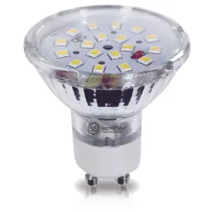 Ampoule led spot gu10 4.6w blanc chaud