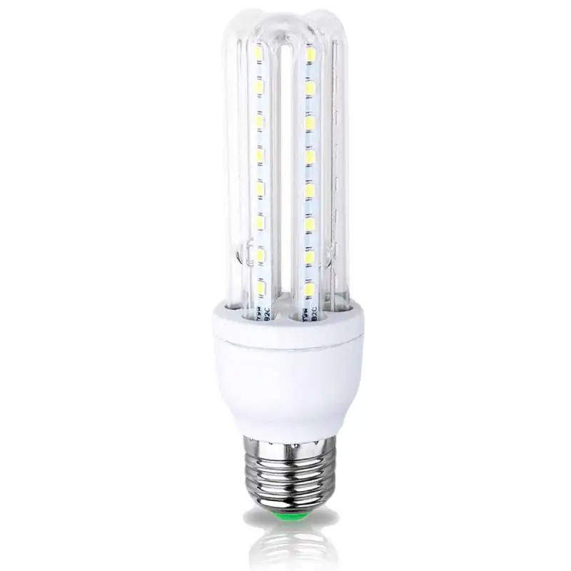 Ampoule led 3 tubes e27 8w blanc chaud