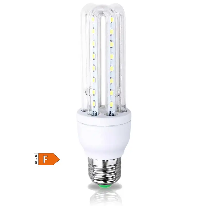 Ampoule led 3 tubes E14 8w blanc/chaud