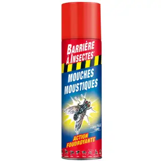 Anti mouche/moustique action foudroyante