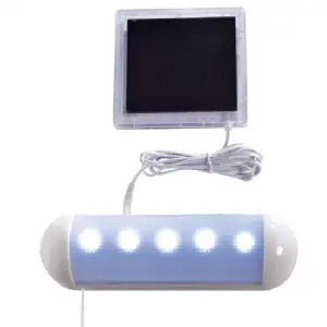 Applique solaire 5 LED mobile