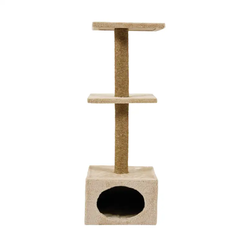 Arbre à chat  DUO 83 cm beige - ZOLUX