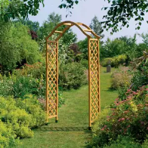 Arche de jardin treillis bois h:2.2m