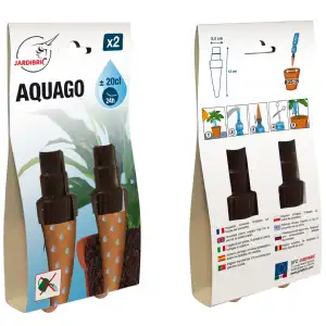 Arroseur autonome Aquago avec cônes en terre cuite (2 pcs)