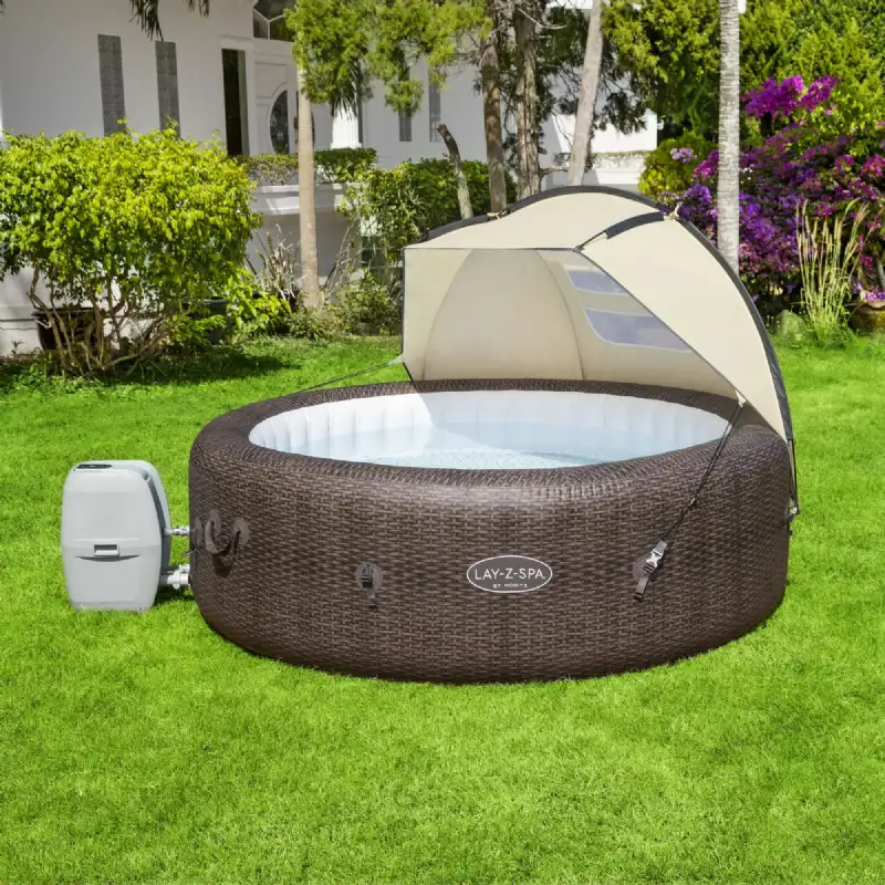 Auvent pour spa gonflable 183x94cm