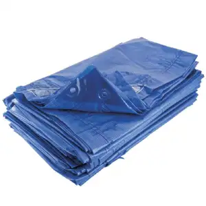 Bâche bleue 120 g/m² indéchirable