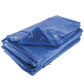 Bâche bleue 90 g/m² indéchirable 