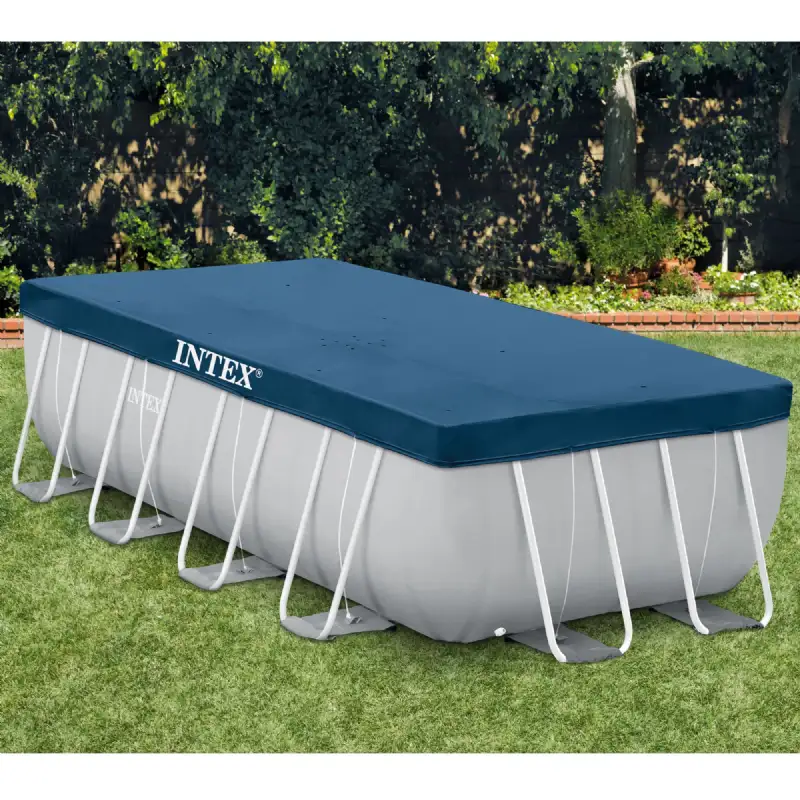 Bâche de protection pour piscine rectangulaire 4x2m Intex