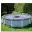 Bâche grise pour piscine ronde 140g/m²