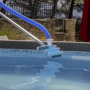 Balai souple roulette et brosse WERKA PRO pour piscine