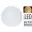 Boule eva ø15cm led deco blanc-chaud