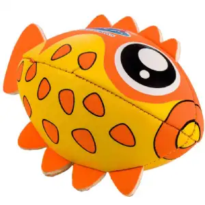 Ballon poisson néoprène orange 20x10x13cm