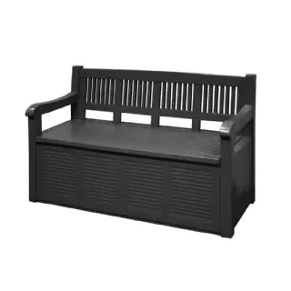 Coffre banc de jardin 130 x 60 x 85cm