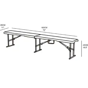 Banc pliant WERKA PRO 