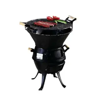 Barbecue retro fonte acier