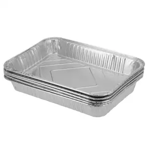 Barquette aluminium 32x23x4cm 5pcs