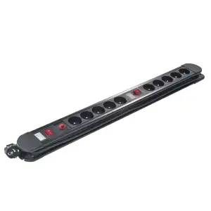 Bloc multiprises 10 prises 74cm (max 3500w)