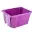 Boite de rangement 20l violet 42x33x23cm